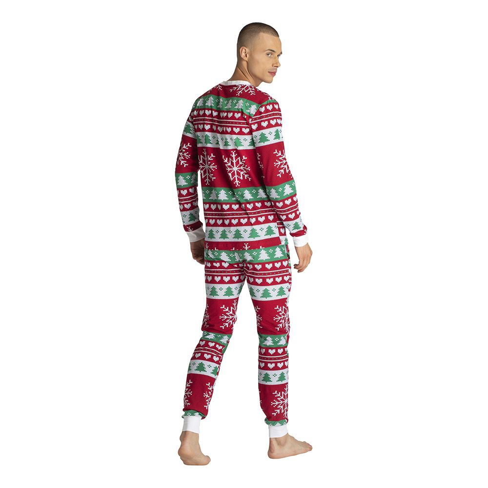 Neulottu Joulupyjama Miesten