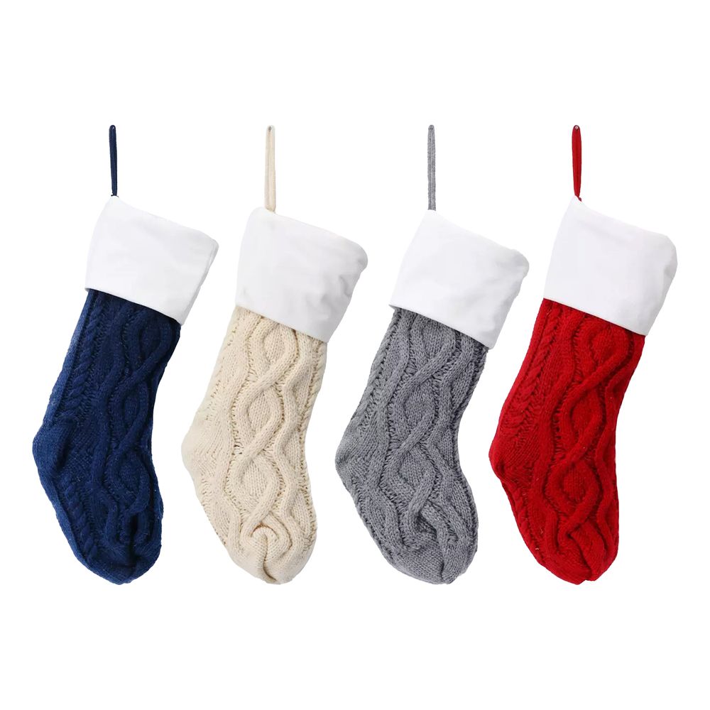 Stickad Julstrumpa
