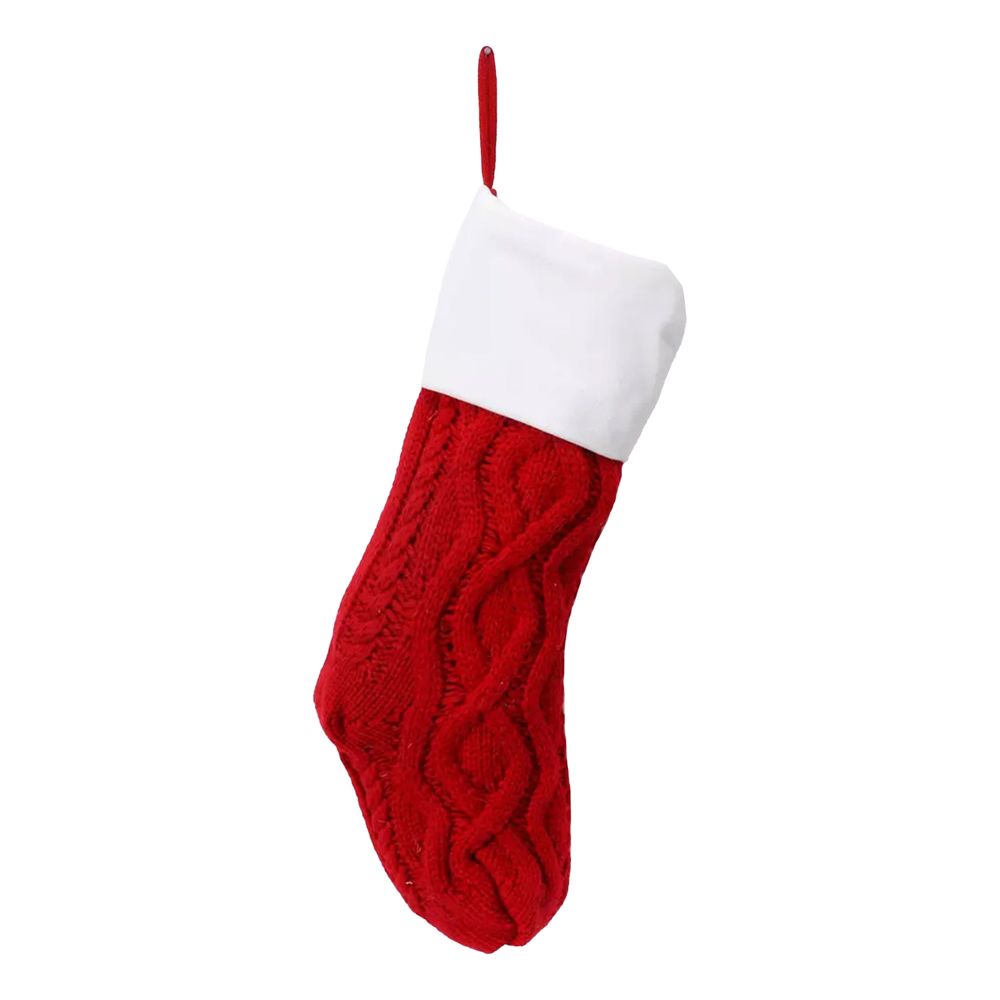 Stickad Julstrumpa