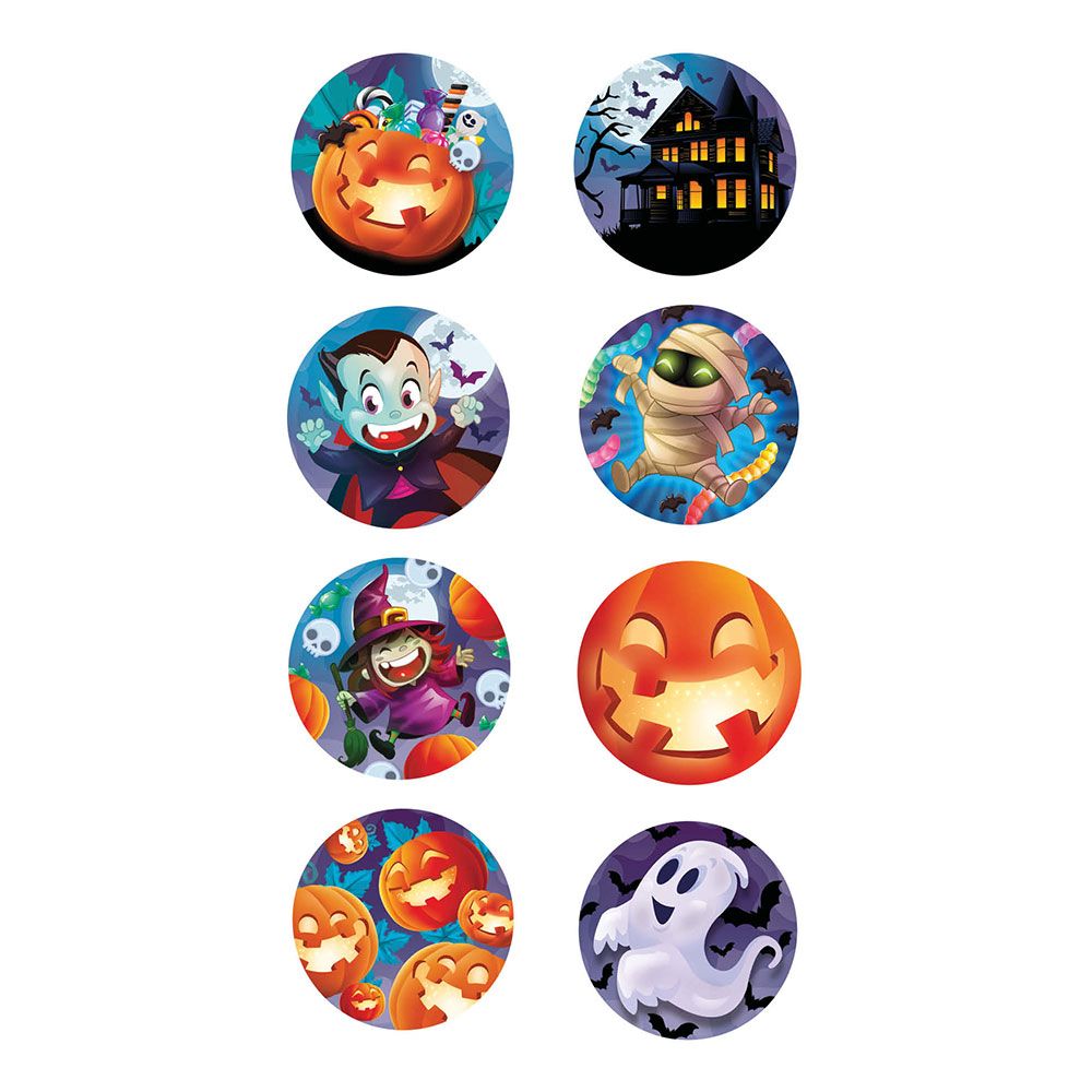 Stickers Halloween på Rulle