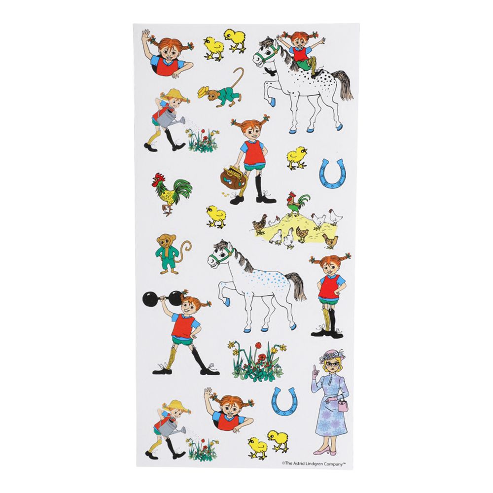 Stickers Påske Pippi Langstrømpe