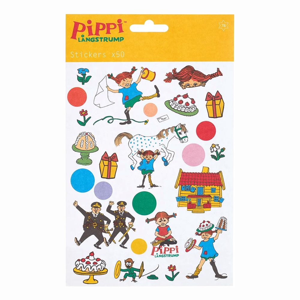 Stickers Pippi Langstrømpe