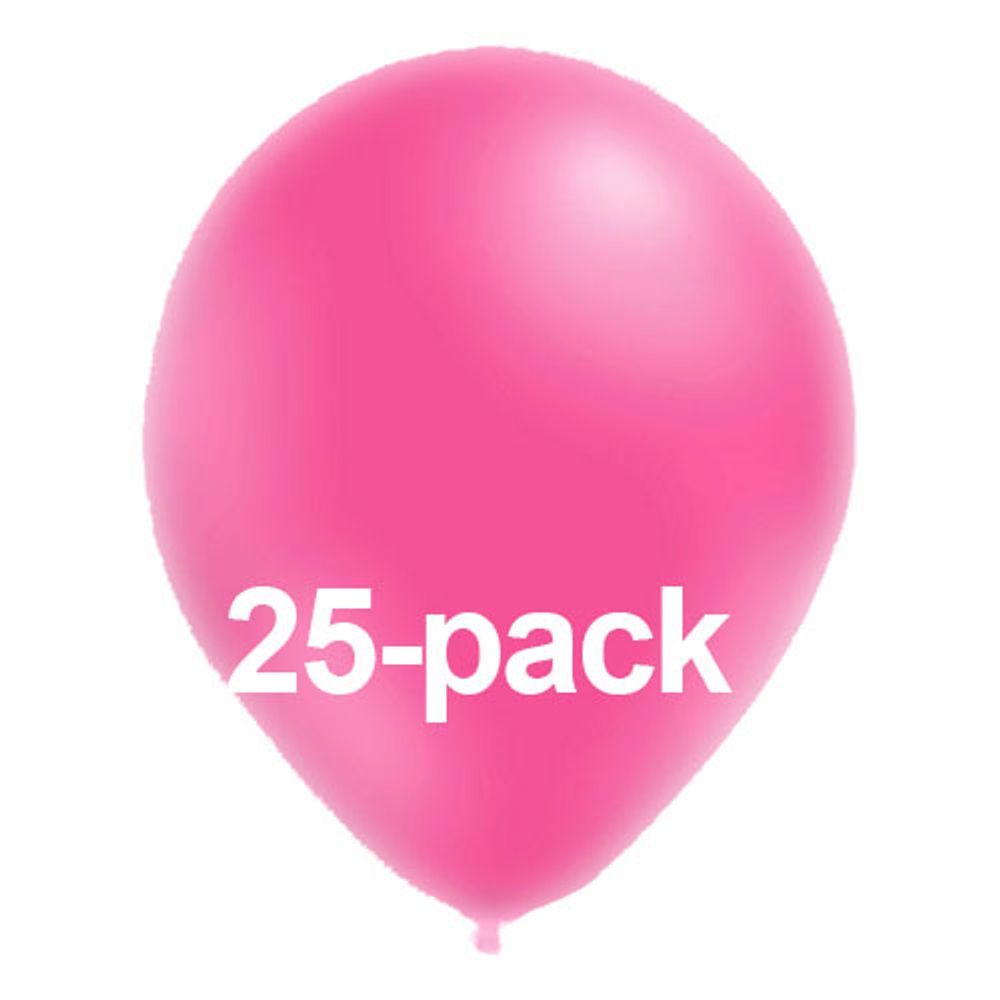 Store Ballonger Neonrosa