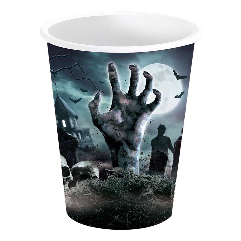 Store Papkrus Halloween Kirkegård