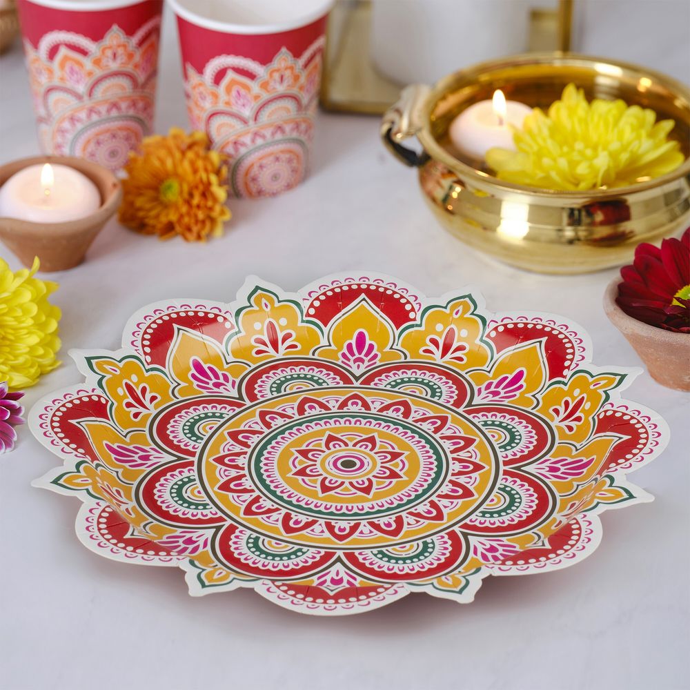 Stora Papperstallrikar Diwali