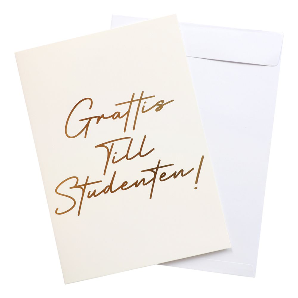 Stort Kort Tillykke Med Studenterhuen