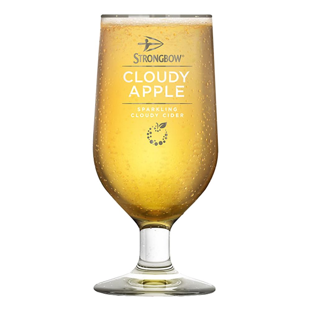 Strongbow Cloudy Apple Ciderglas