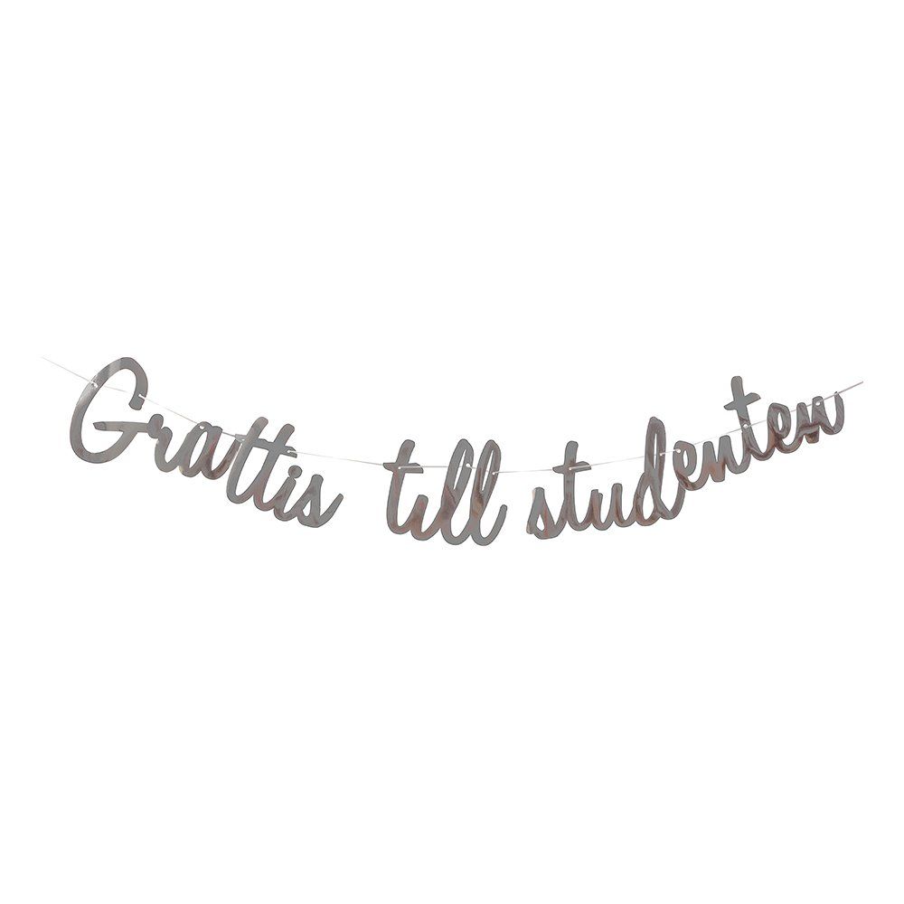 Studentdekoration Paket Silver/Blå/Gul