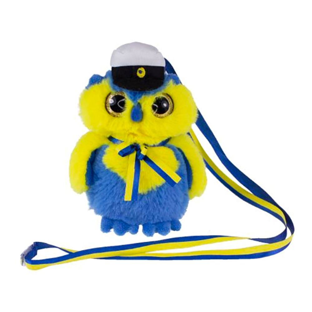 Studentdyr Ugle Blå/Gul