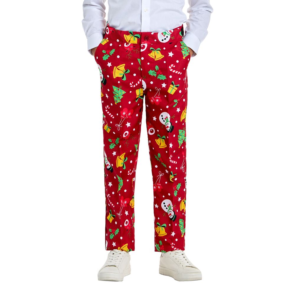 Suitmeister Boys Christmas Red Icons Light Up Joulupuku
