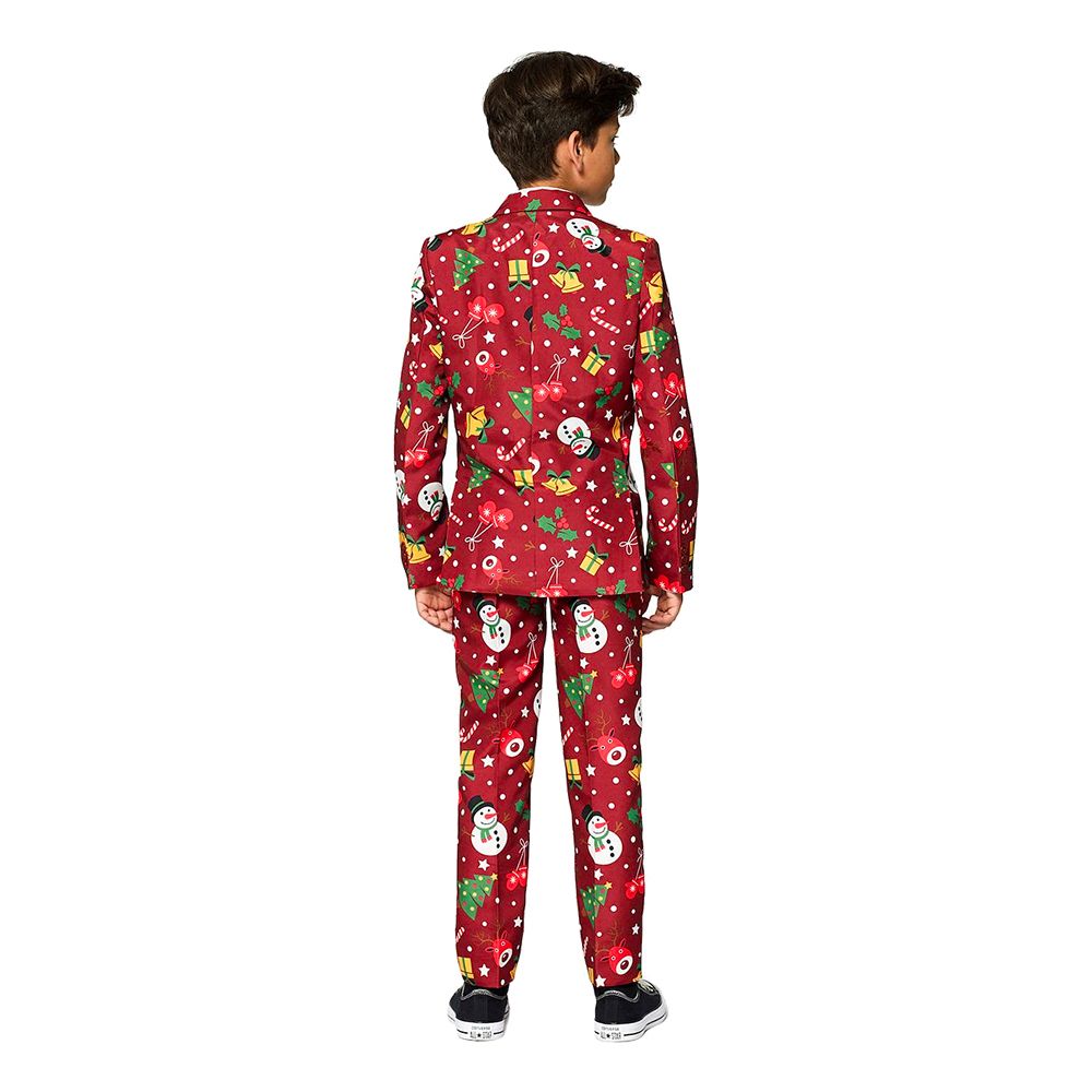 Suitmeister Boys Christmas Red Icons Light Up Dress