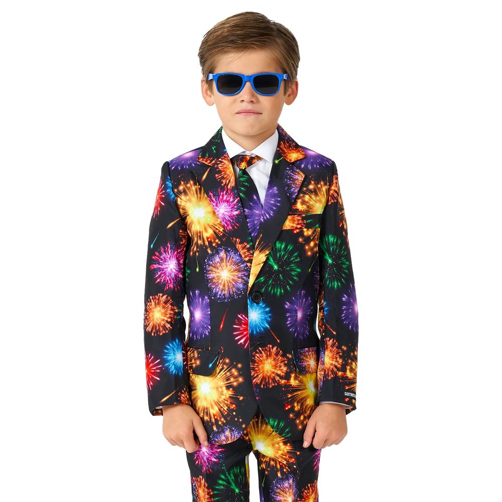 Suitmeister Boys Fireworks Black Dress