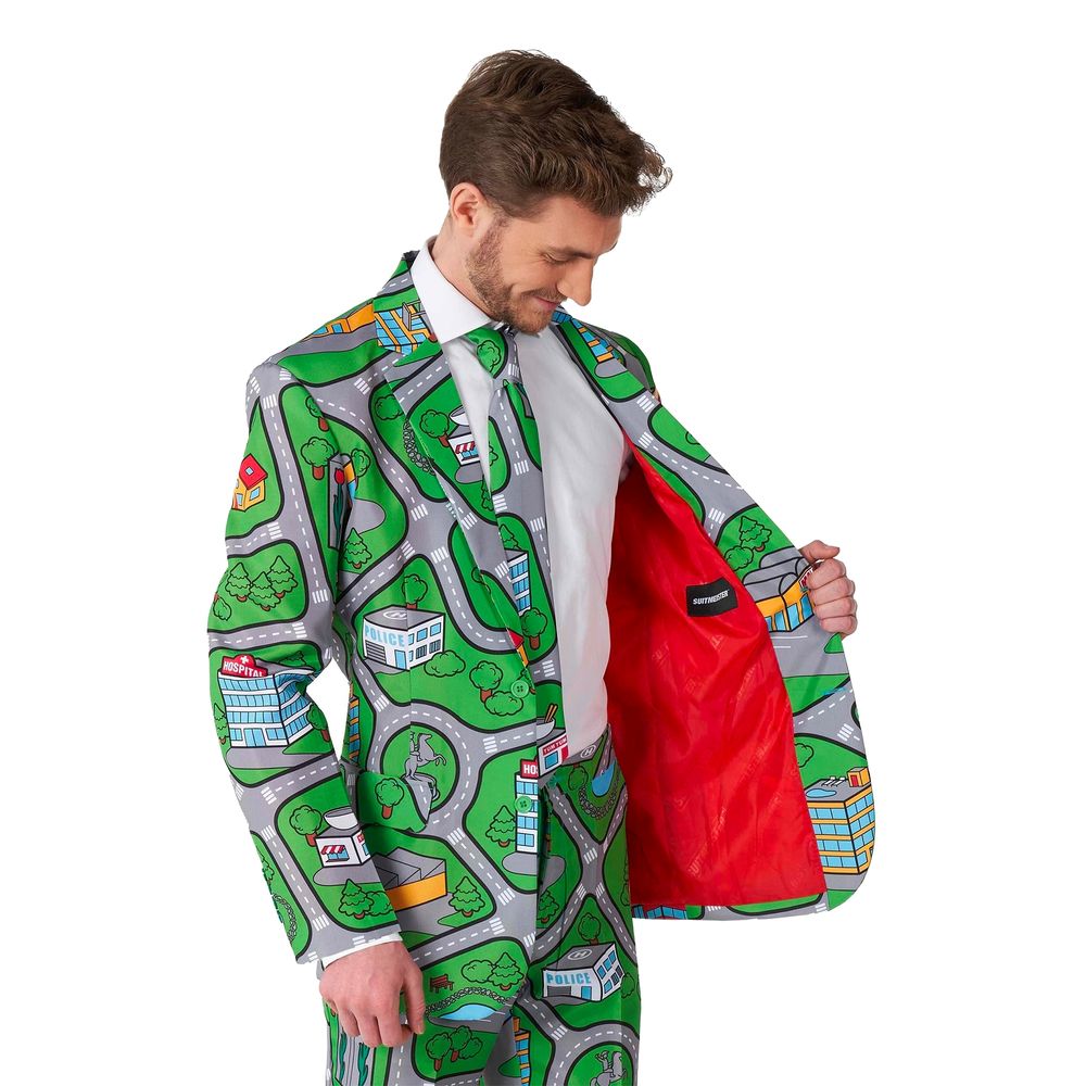 Suitmeister Carpet City Green Jakkesæt