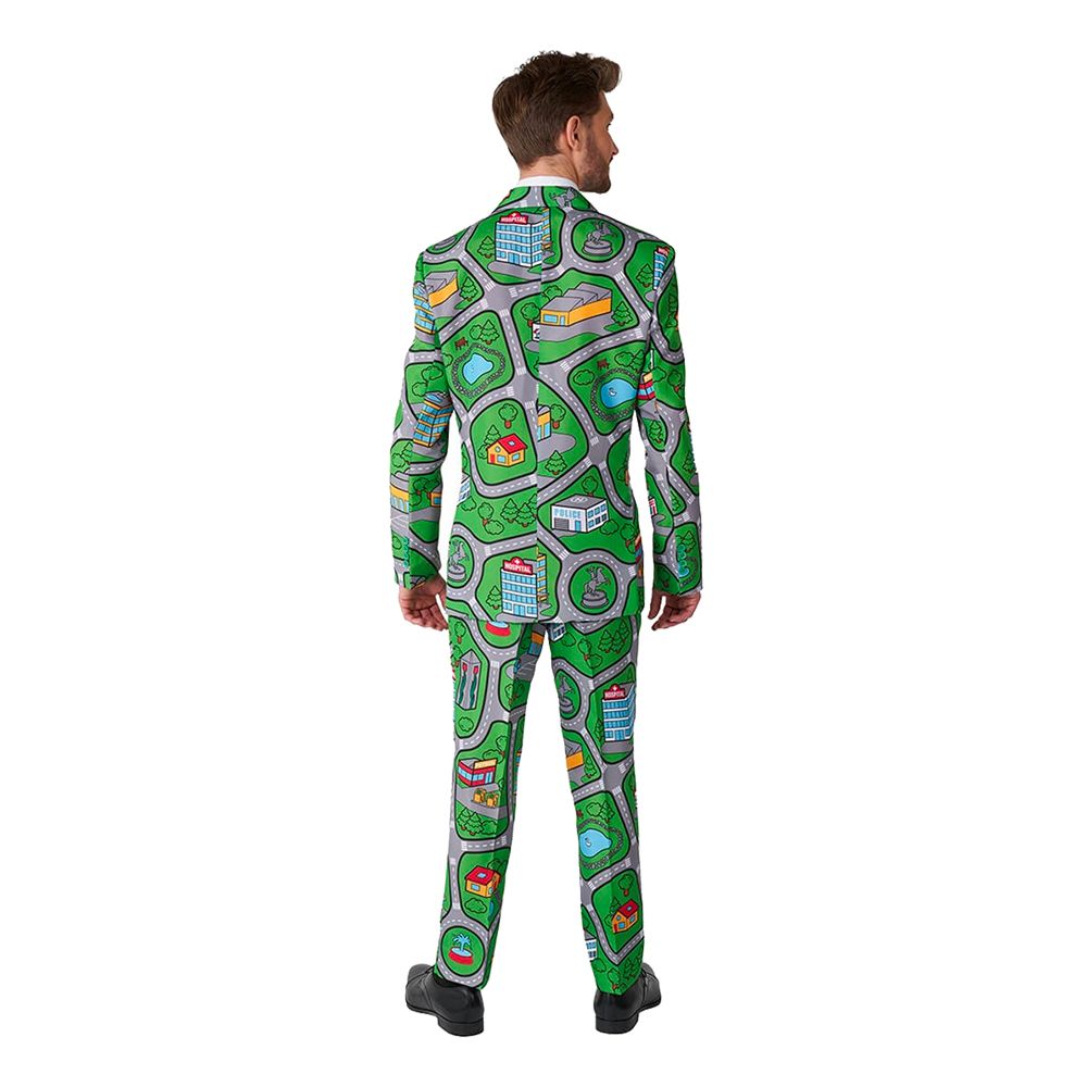 Suitmeister Carpet City Green Jakkesæt
