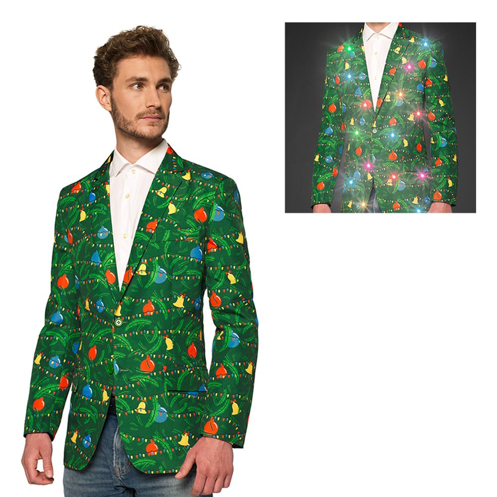 Suitmeister Christmas Green Tree Light Up Dress