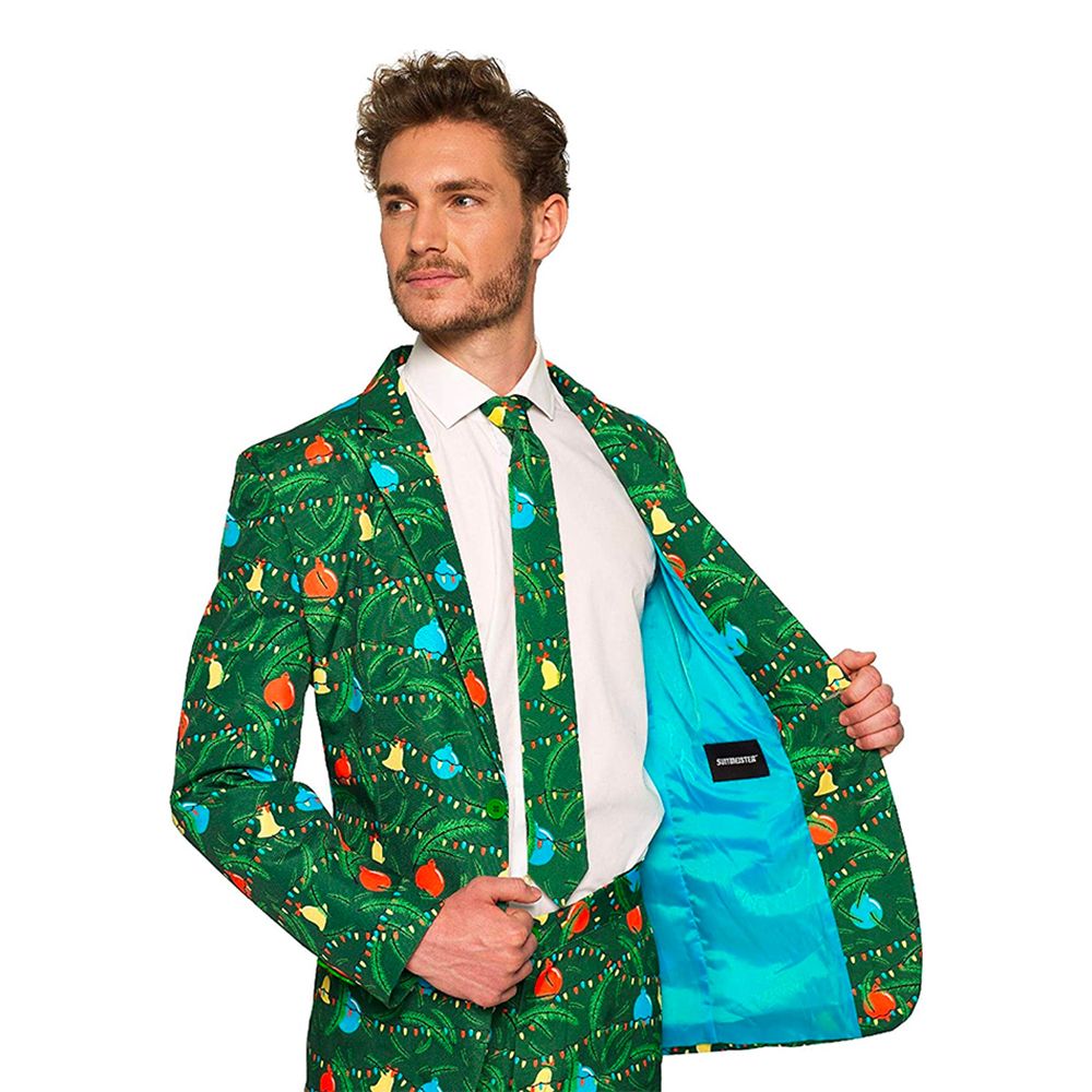 Suitmeister Christmas Green Tree Light Up Dress