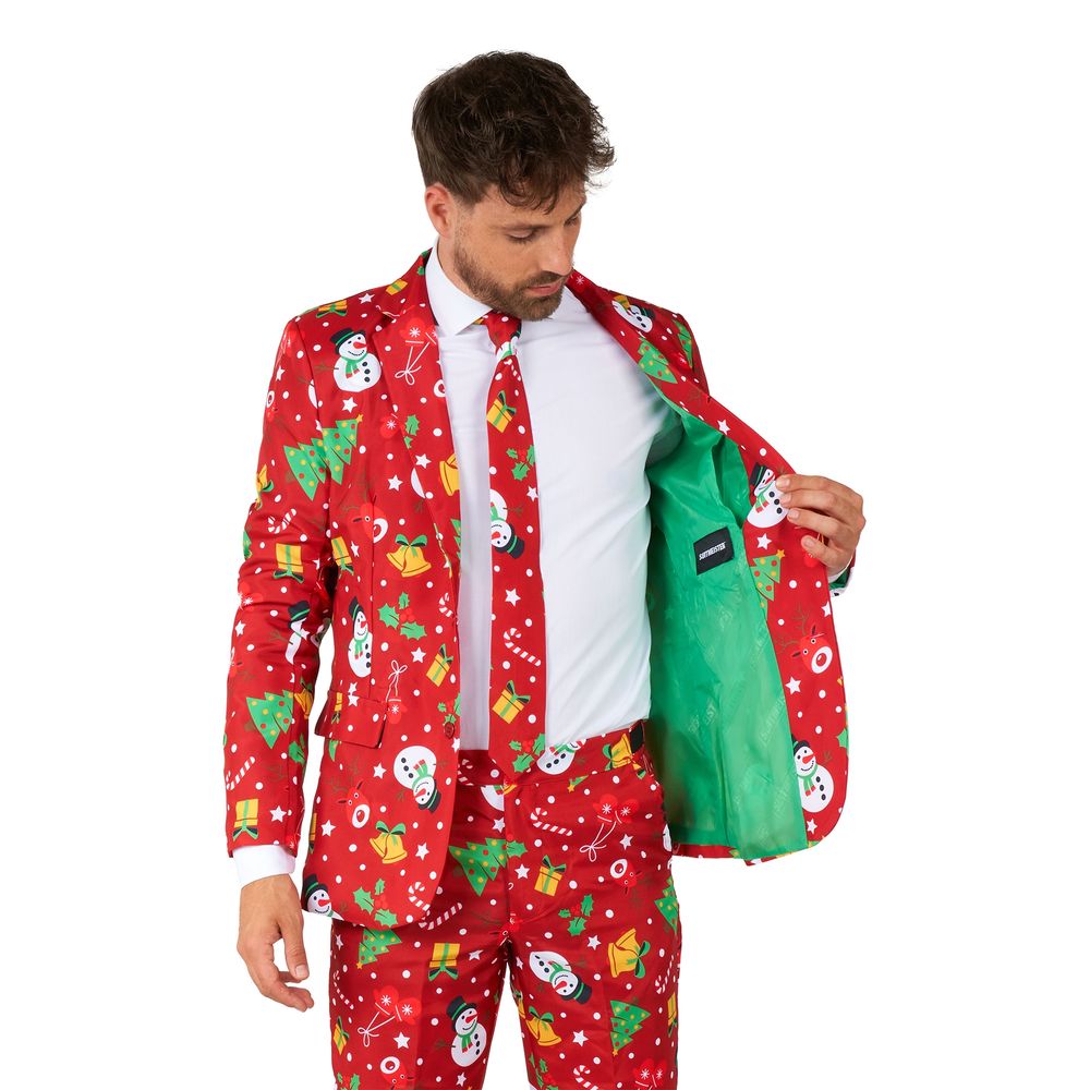 Suitmeister Christmas Red Icons Light Up Dress