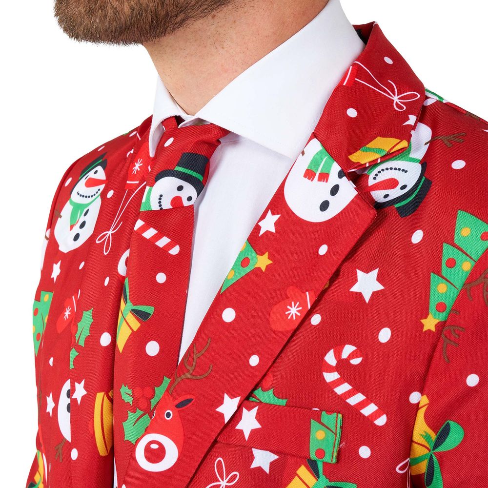 Suitmeister Christmas Red Icons Light Up Dress