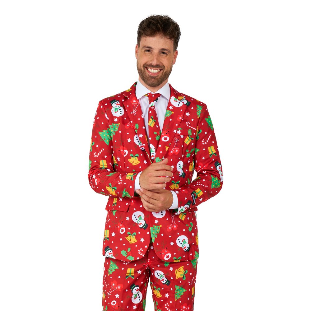 Suitmeister Christmas Red Icons Light Up Dress