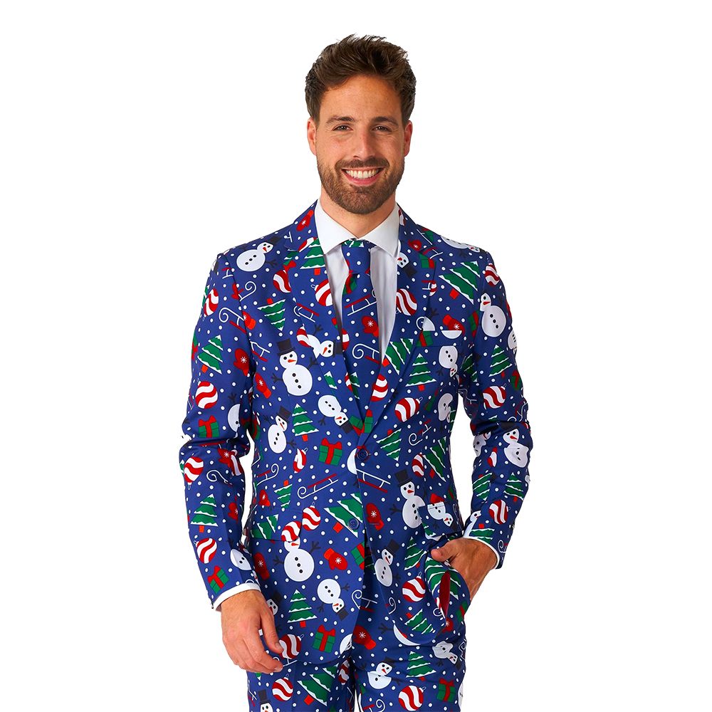 Suitmeister Christmas Snowman Blå Dress