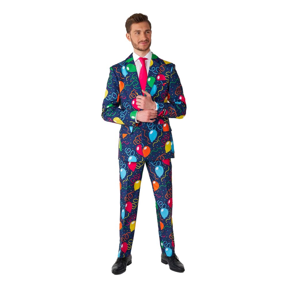 Suitmeister Confetti Balloons Navy Kostym
