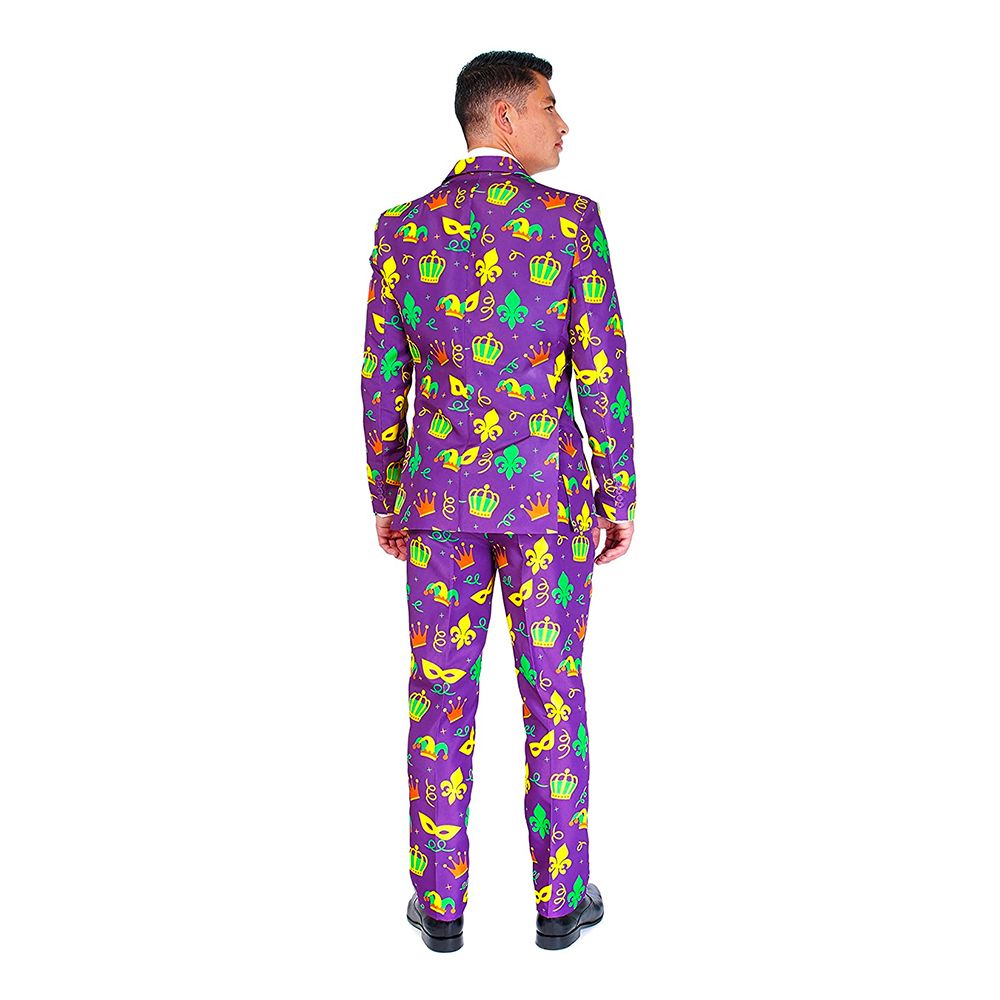 Suitmeister Mardi Gras Purple Icons Jakkesæt
