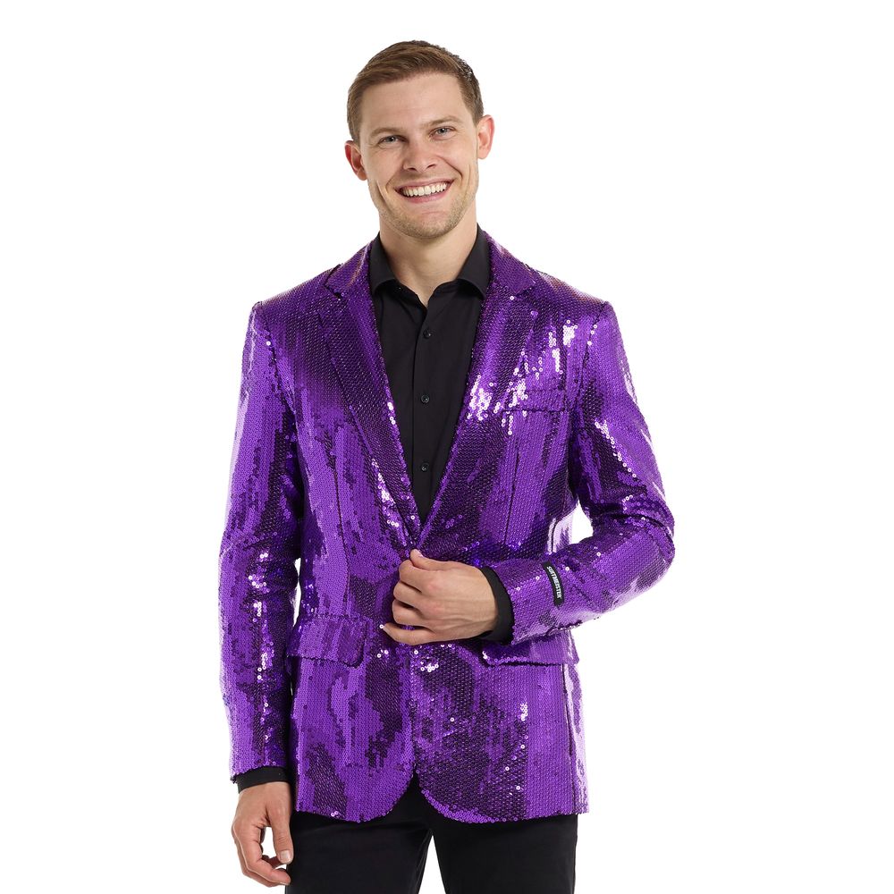 Suitmeister Pailletblazer Lilla