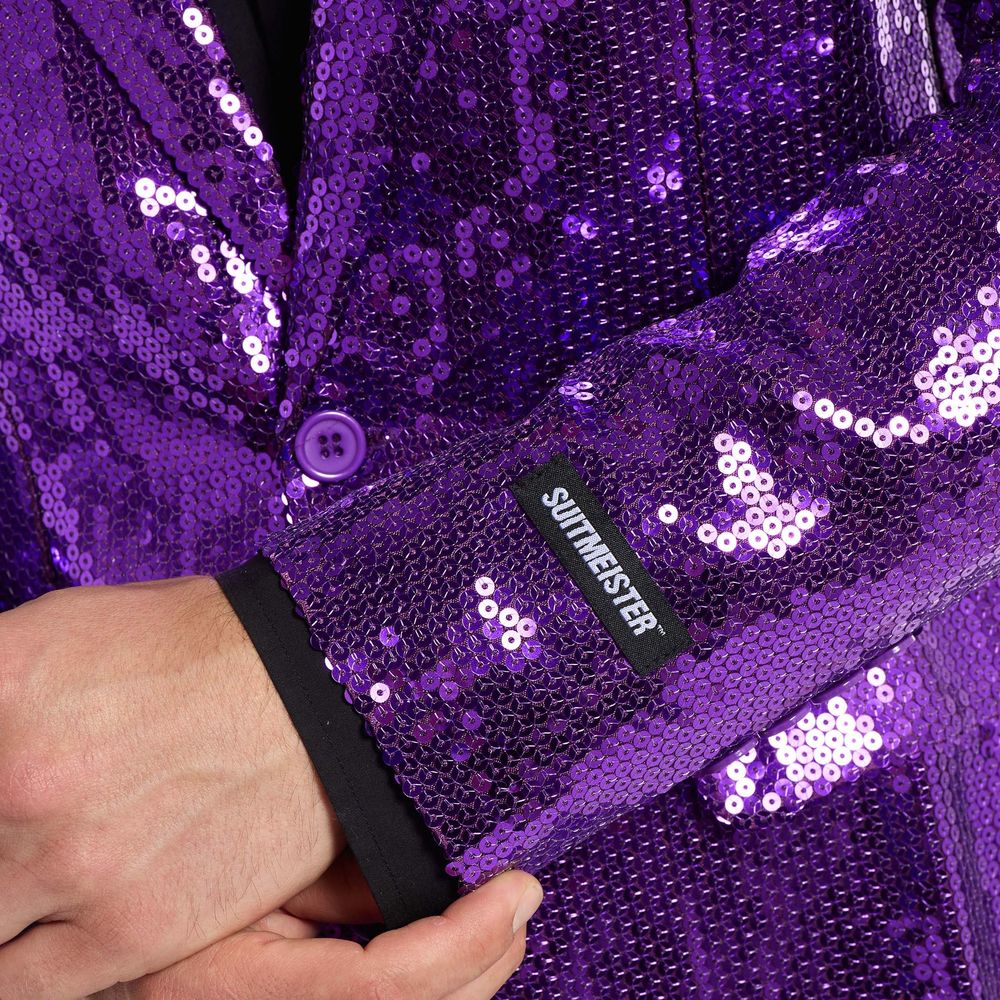 Suitmeister Pailletblazer Lilla