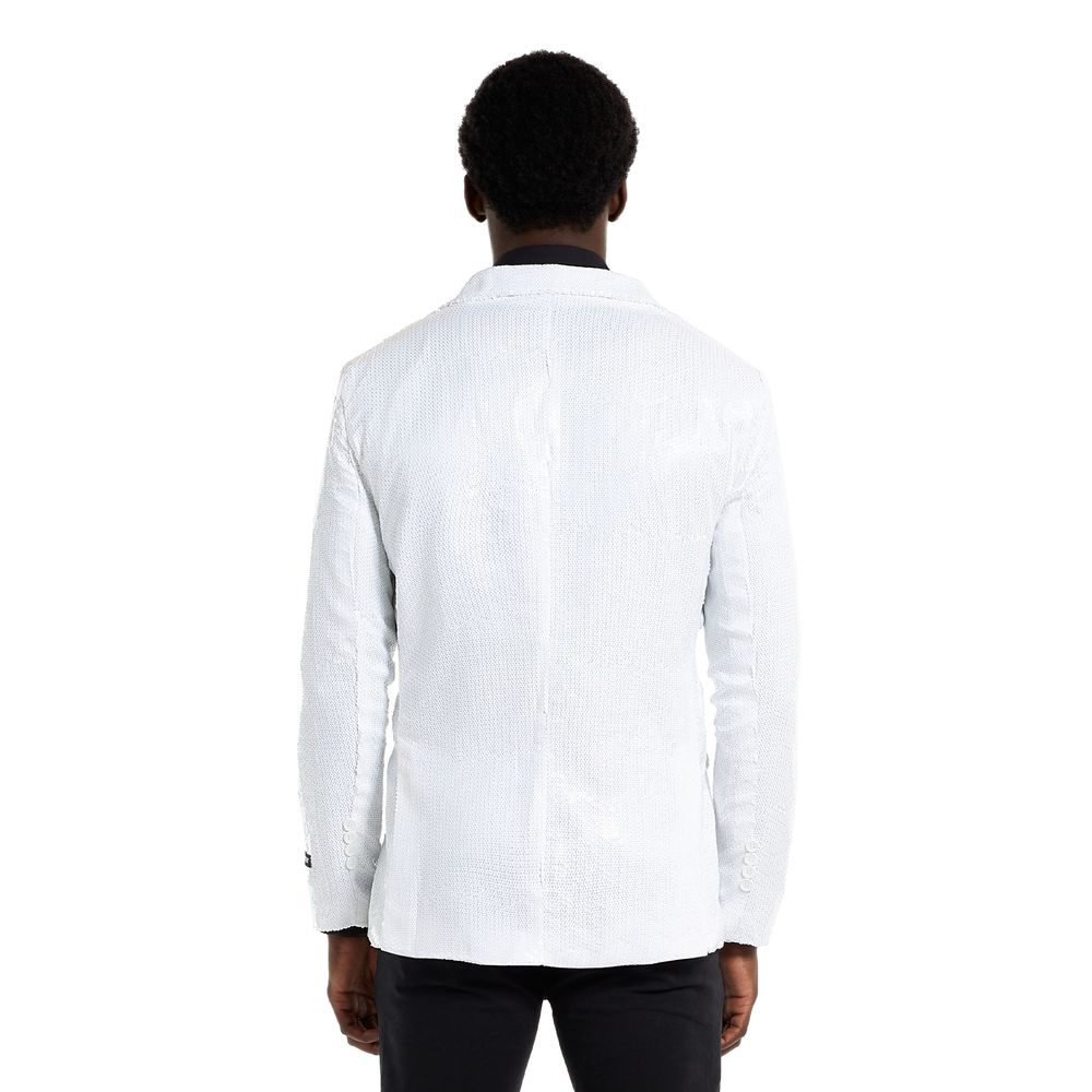 Suitmeister Pailletblazer Hvid