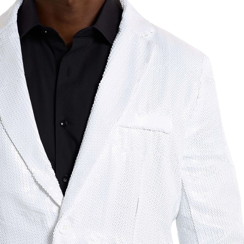 Suitmeister Pailletblazer Hvid