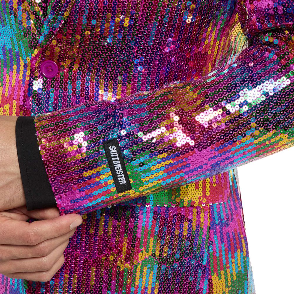 Suitmeister Rainbow Paljettipikkutakki