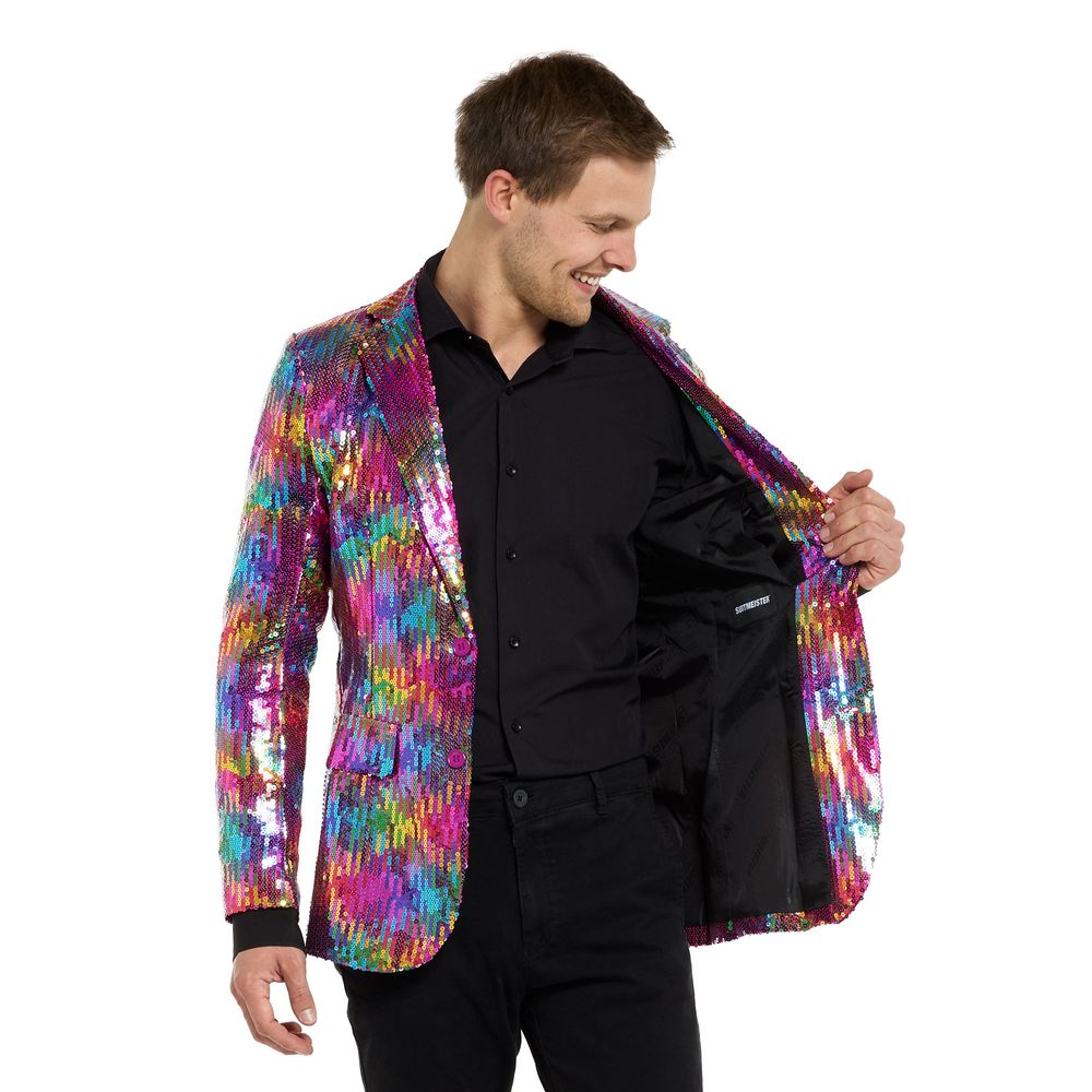 Suitmeister Rainbow Paljettipikkutakki