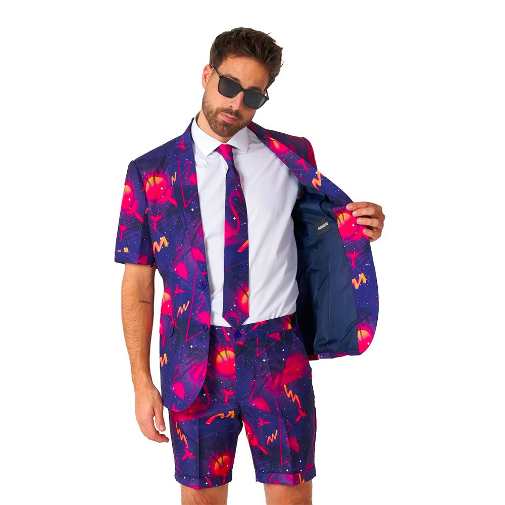 Suitmeister Retro Neon Navy Shorts Puku