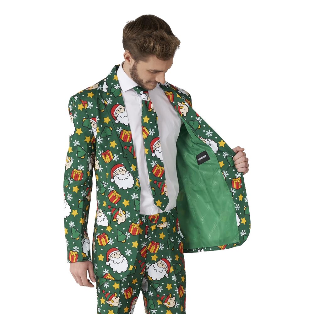 Suitmeister Santa Elves Grön Kostym