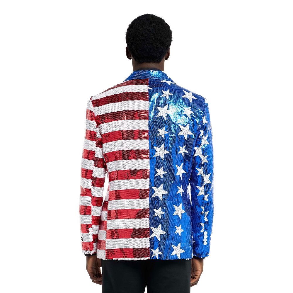 Suitmeister Stars & Stripes Paljettipikkutakki
