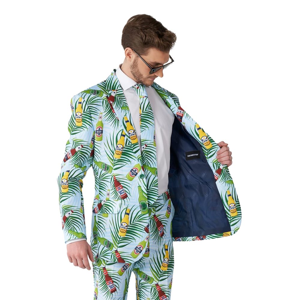 Suitmeister Tropical Beers Blue Kostym