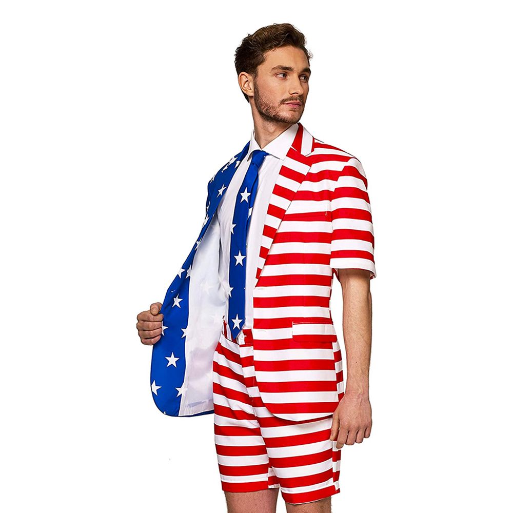 Suitmeister USA Flag Summer Kostym