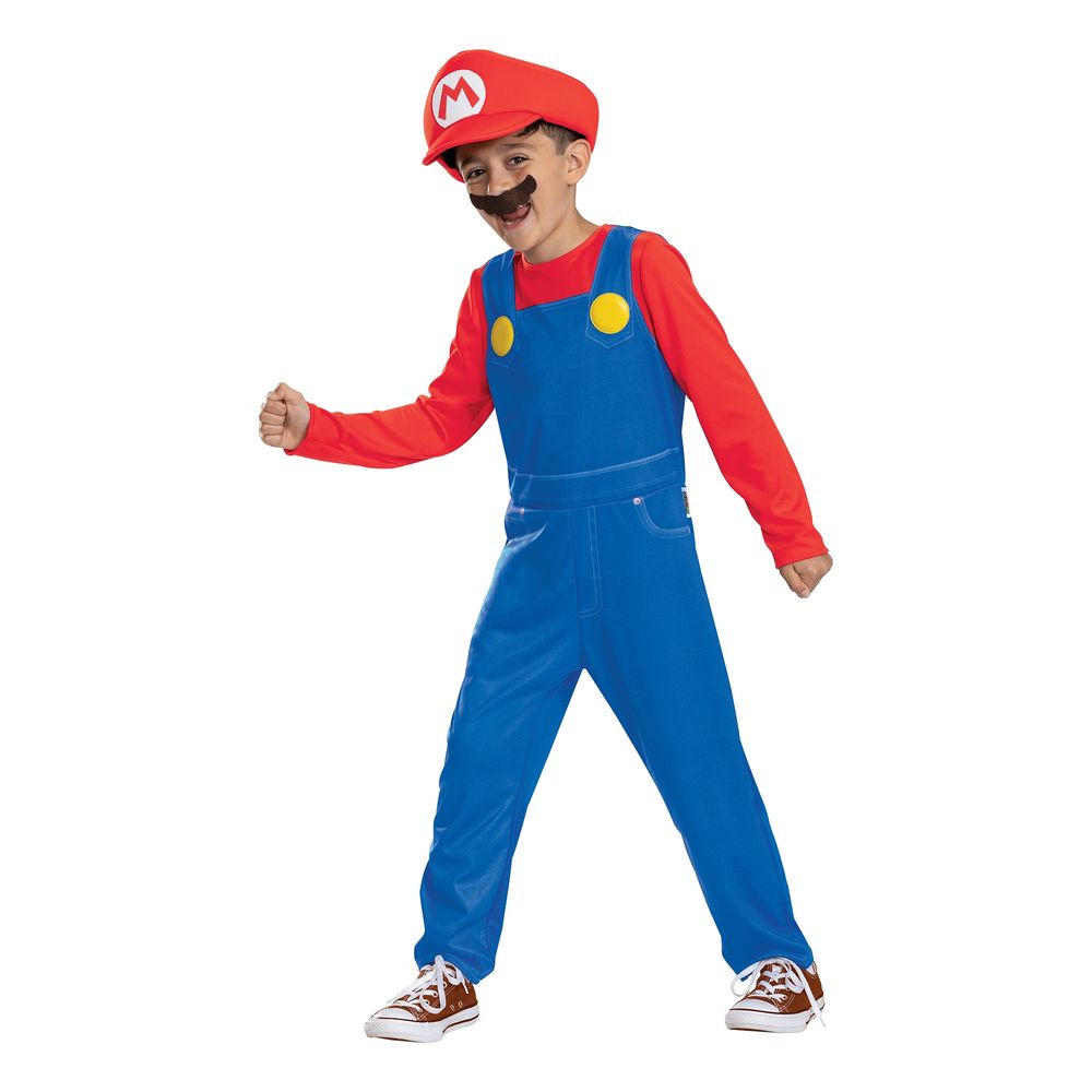 Super Mario Klassisk Børnekostume