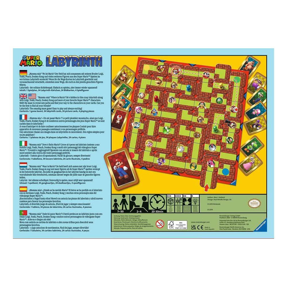 Super Mario Labyrinth Sällskapsspel