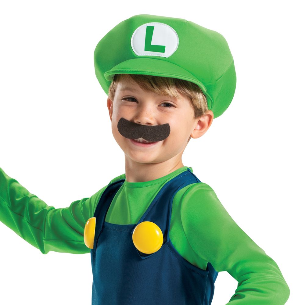Super Mario Luigi Barn Kostyme