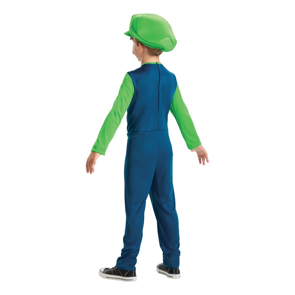Super Mario Luigi Barn Kostyme
