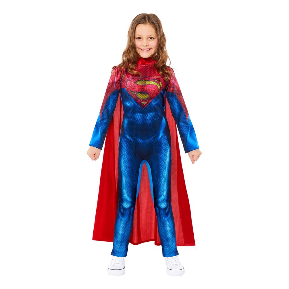 Supergirl Jumpsuit Barn Maskeraddräkt