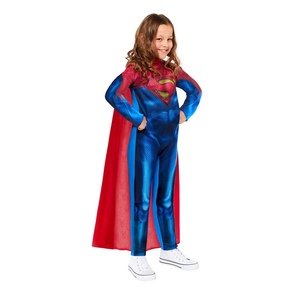 Supergirl Jumpsuit Barn Maskeraddräkt
