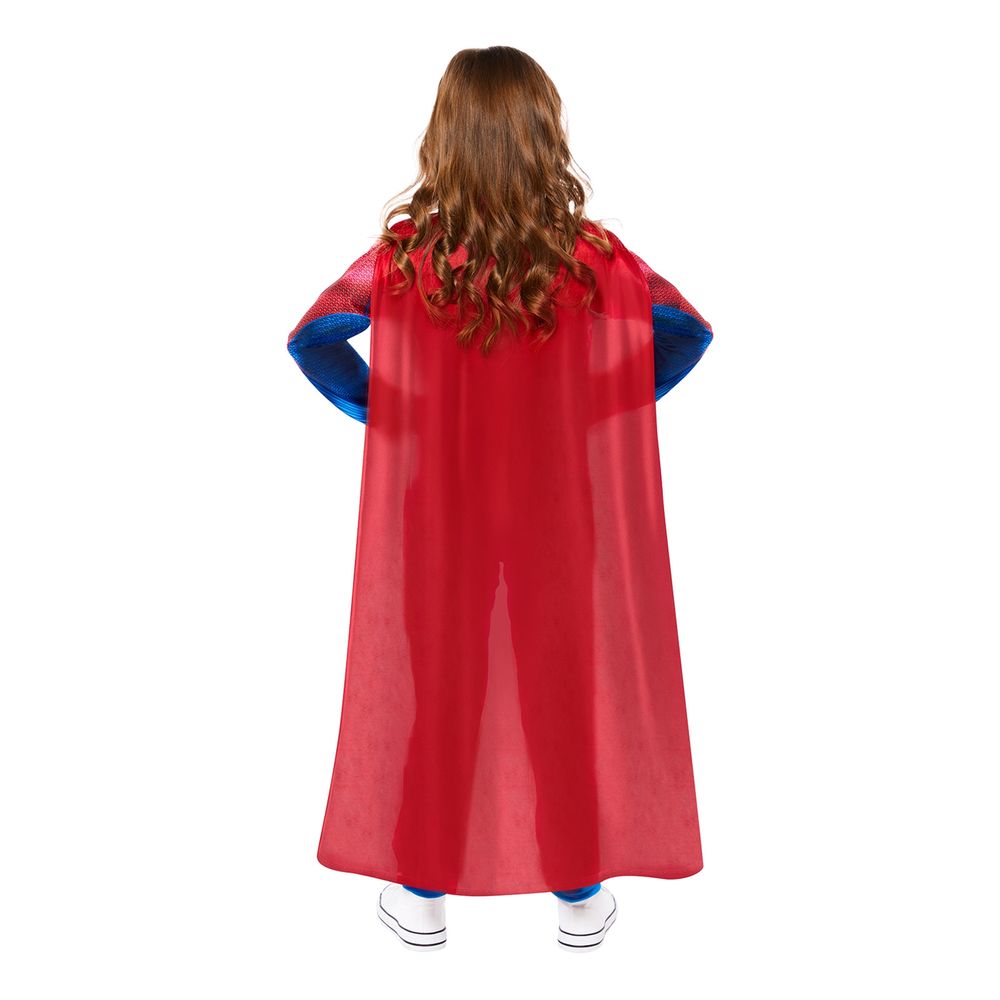 Supergirl Jumpsuit Barn Maskeraddräkt