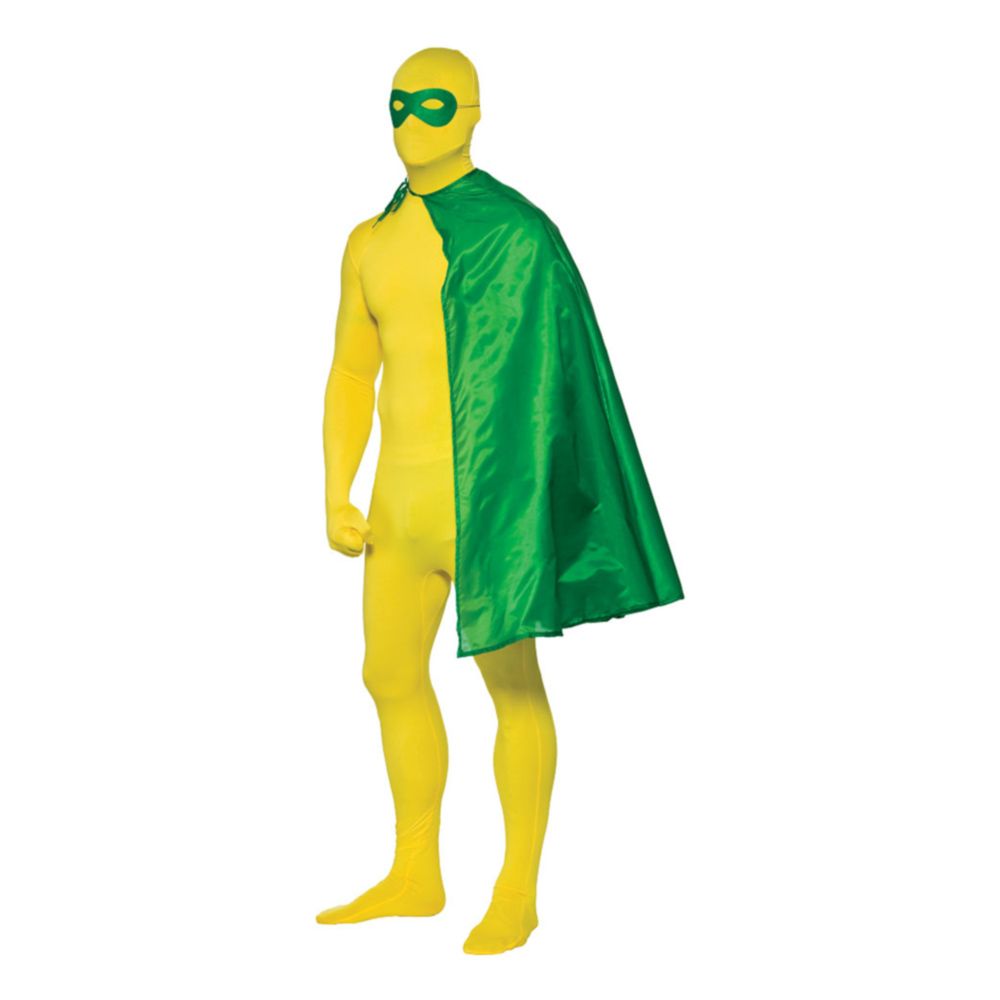 Superhjälte Cape med Mask Grön