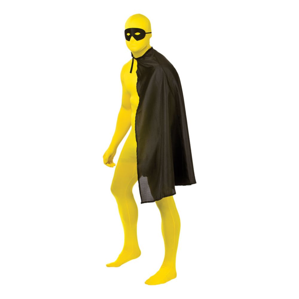 Superhjälte Cape med Mask Svart