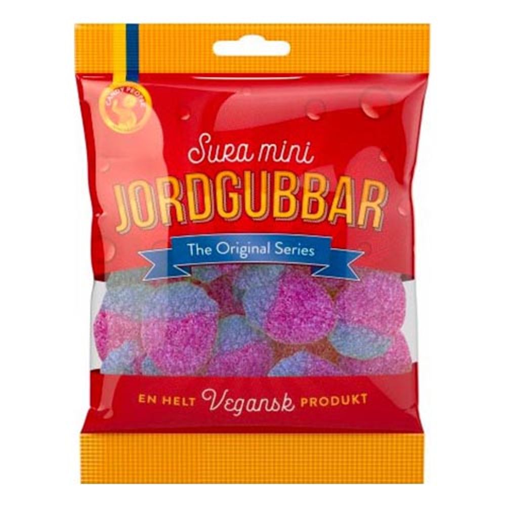 Sura Mini Jordgubbar i Påse
