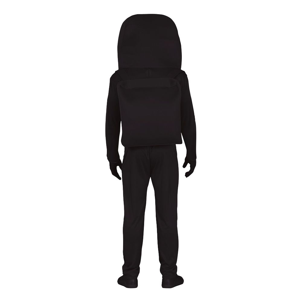 Sort Astronaut Teen Kostume