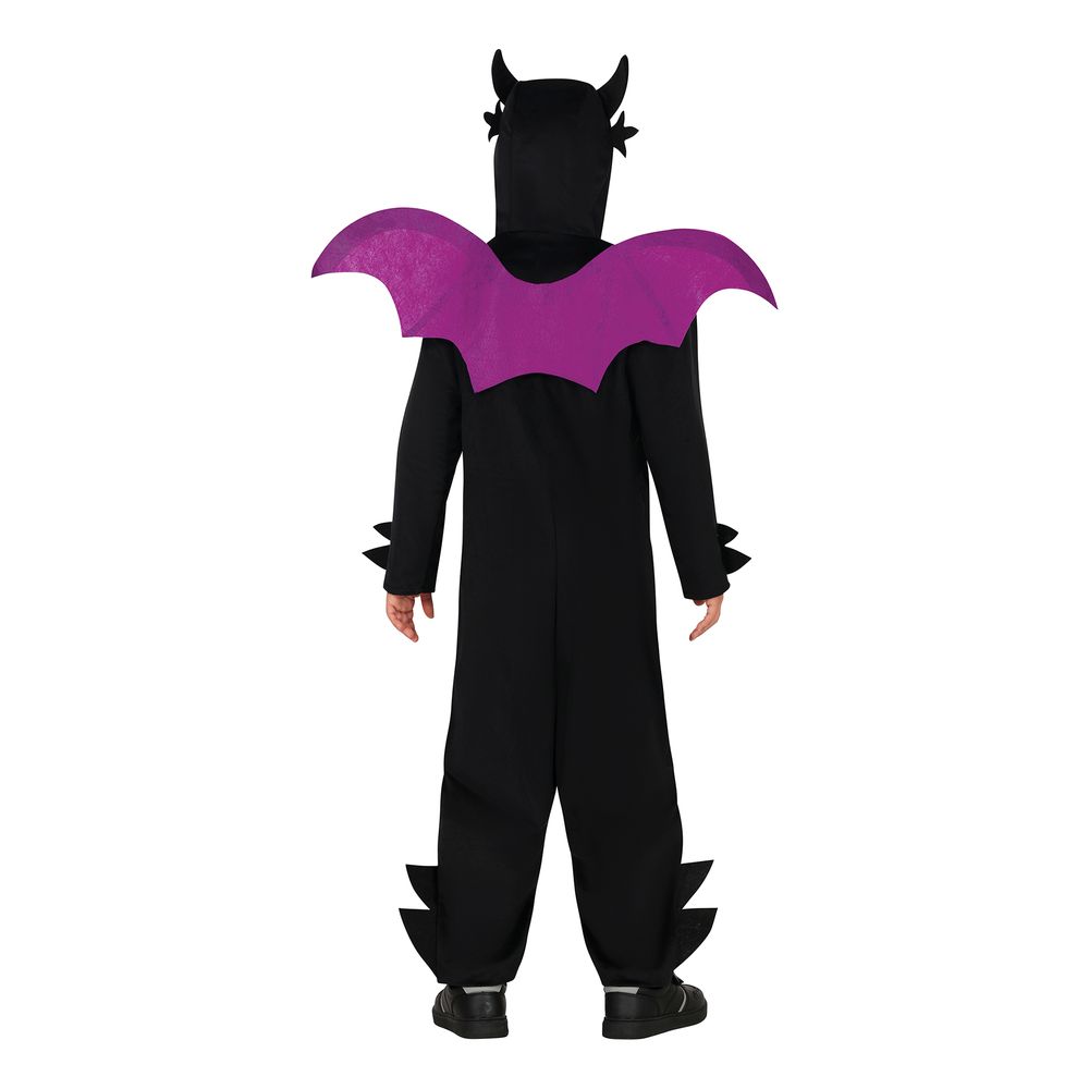 Sort Drage Børnekostume