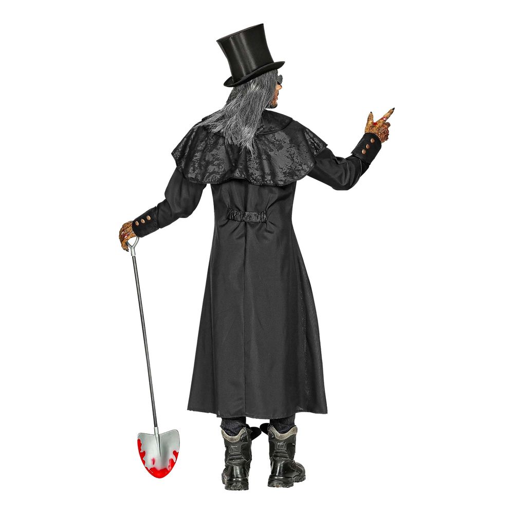 Svart Kappa Halloween Maskeraddräkt